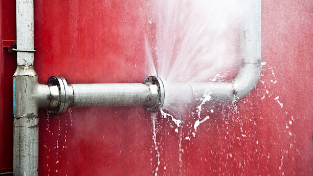 Water damage restoration process in KS